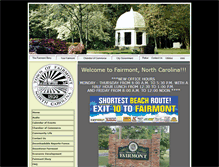 Tablet Screenshot of fairmontnc.com